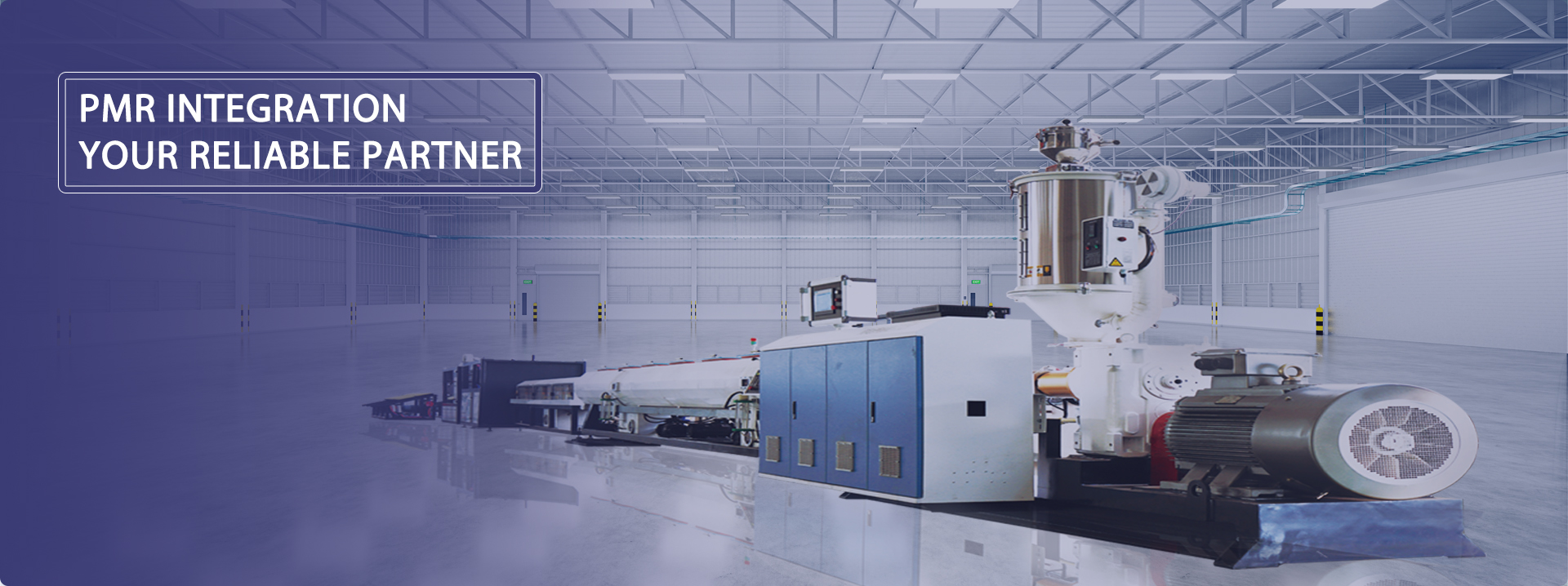 Pipe extrusion line