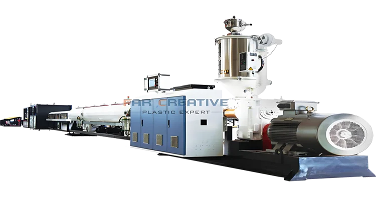 Medium Capacity HDPE Pipe Production Line